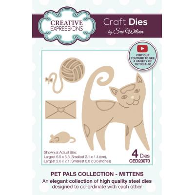 Creative Expressions Craft Die - Pet Pals Mittens