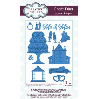 Creative Expressions Craft Die - Everlasting Love Wedding Essentials