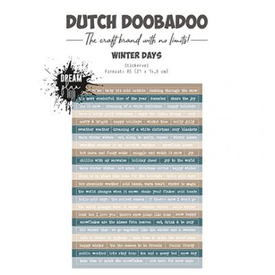 Dutch DooBaDoo Winter Days - Stickerbogen