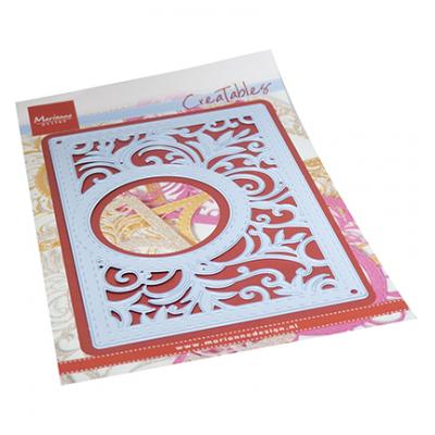 Marianne Design Cutting Dies - Rectangle Swirly