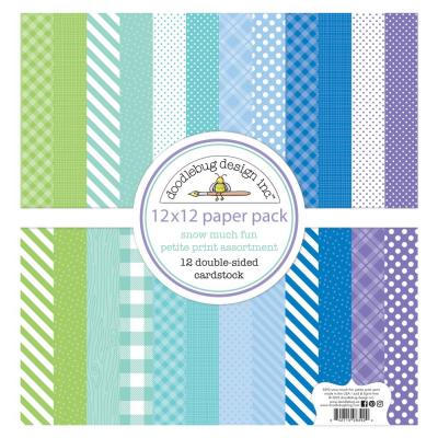 Doodlebug Snow Much Fun - Petite Print Assortment