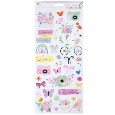 American Crafts Celes Gonzalo Rainbow Avenue - Stickers