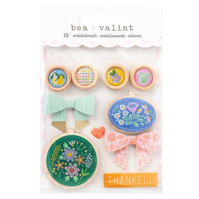 American Crafts Bea Valint Poppy and Pear - Embellishments Gold Foil