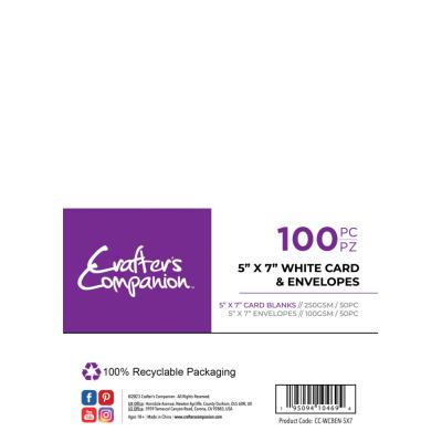 Crafter's Companion Card & Envelopes