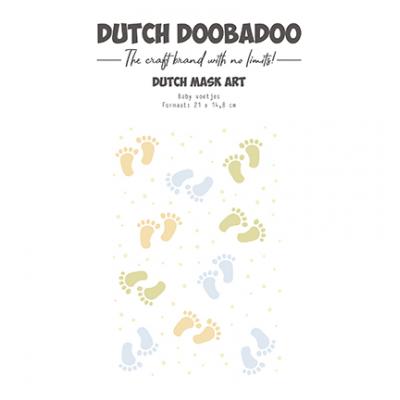 Dutch DooBaDoo Stencil - Baby Feet