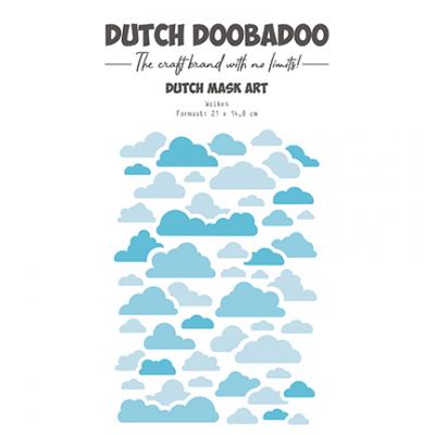Dutch DooBaDoo Stencil - Clouds