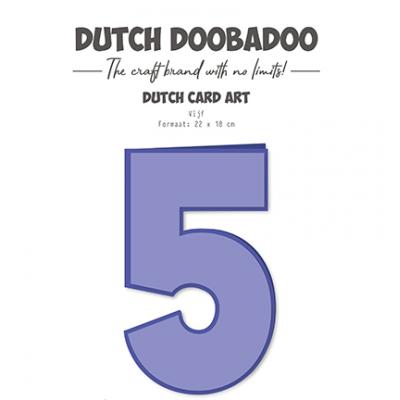 Dutch DooBaDoo Stencil - Five