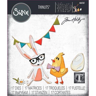 Sizzix Thinlits Die - Vault Bunny + Chick