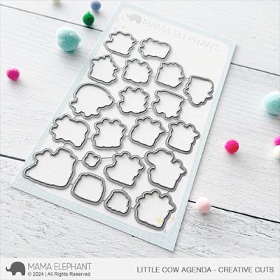 Mama Elephant Creative Cuts - Little Cow Agenda