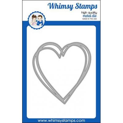 Whimsy Stamps Die Set - Connected Hearts Frame