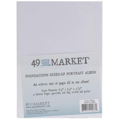 49 and Market - Foundations Mixed Up Portrait Album - White