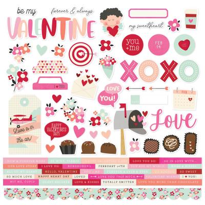 Simple Stories Valentine's Day - Cardstock Stickers
