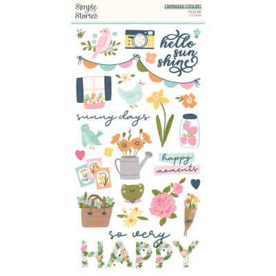 Simple Stories Fresh Air - Chipboard Sticker