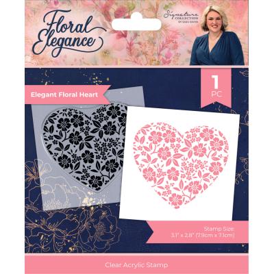 Crafter's Companion Floral Elegance - Elegant Floral Heart