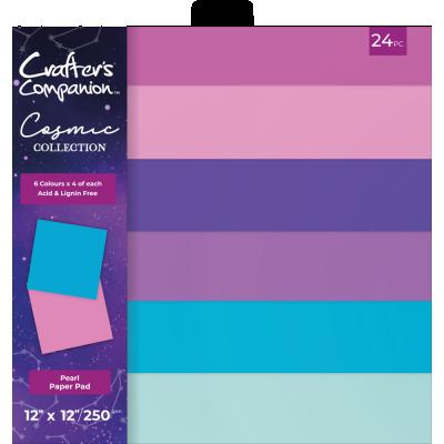 Crafter's Companion Cosmic Collection - Pearl Paper Pad