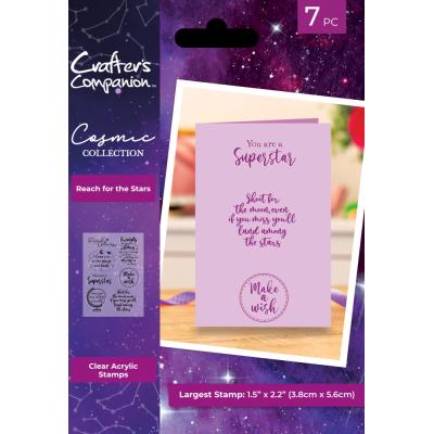 Crafter's Companion Cosmic Collection - Sentiments Reach for the Stars