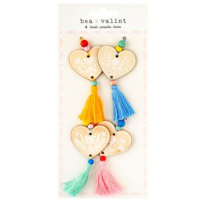 American Crafts Bea Valint Poppy and Pear - Tassels