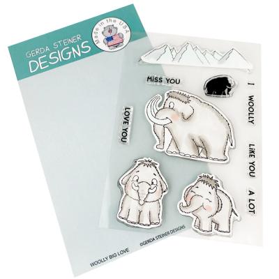 Gerda Steiner Designs Stempel - Woolly Big Love Mammoth