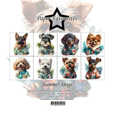 Paper Favourites Paper Pack - Summer Dogs