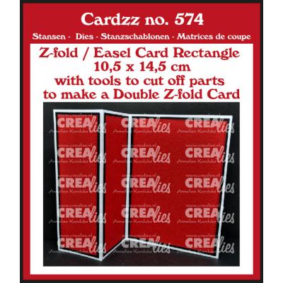 Crealies Dies - Z-fold / Easel Card Rectangle Vertical