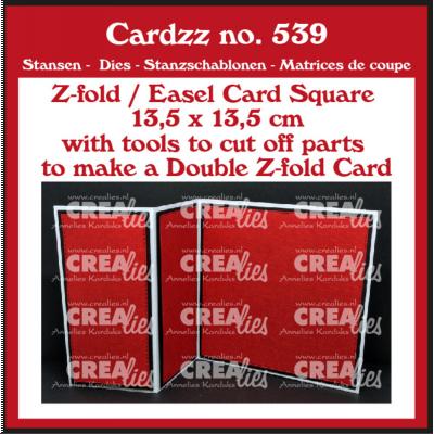 Crealies Dies -  Z-fold / Easel Card Square