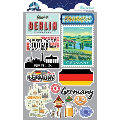 Reminisce Jet Setters 3.0 Dimensional Stickers - Germany