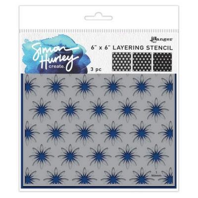 Ranger Simon Hurley Layering Stencil - In Bloom