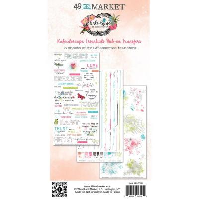 49 and Market Kaleidoscope - Essentials Rub-On Transfers