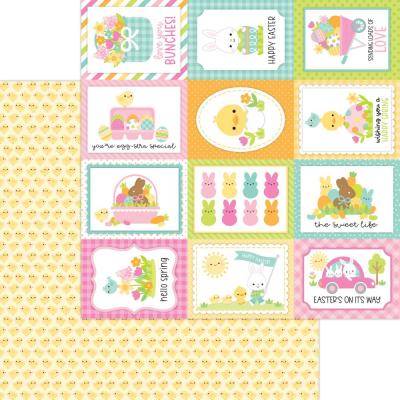 Doodlebug Bunny Hop Designpapier - Chickadees