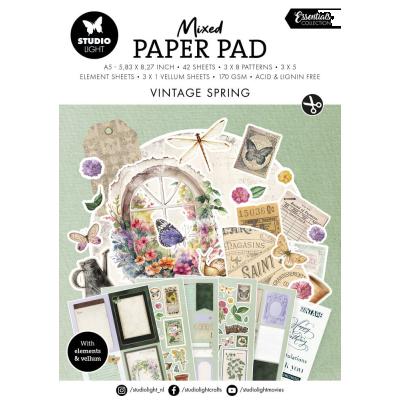 Studio Light Mixed Paper Pad - Vintage Spring