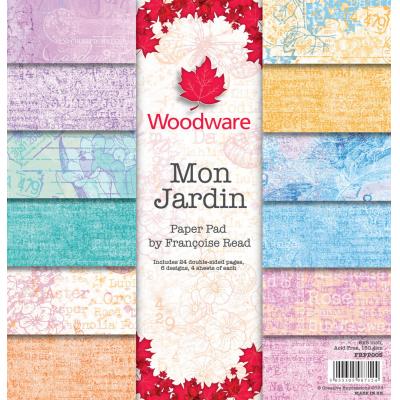 Woodware Mon Jardin 8x8 Inch Paper Pad