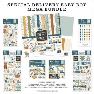 Echo Park Special Delivery: Baby Boy - Mega Bundle