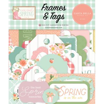 Carta Bella Here comes Spring - Frames & Tags