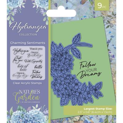 Crafter's Companion Nature's Garden Hydrangea - Charming Sentiments