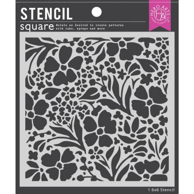 Hero Arts Stencil - Floral Garden