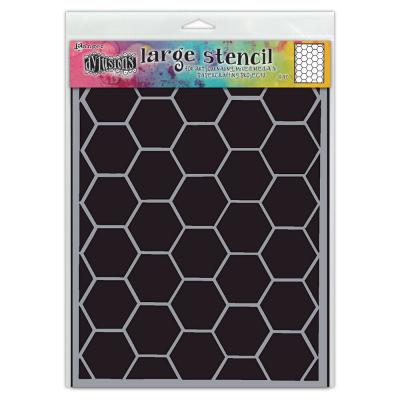 Ranger Dyan Reaveley Dylusions Stencil - Hexicomb