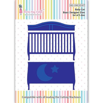 Dress My Craft Cutting Die - Baby Cot