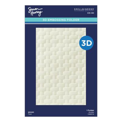 Spellbinders 3D Embossingfolder - Woven