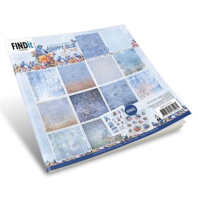 Find It Trading Paper Pack - Happy Blue Birds