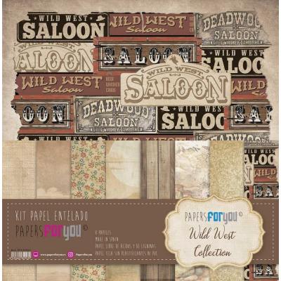 Papers For You Wild West - Canvas Scrap Pack