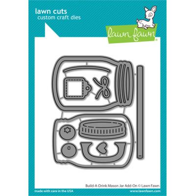 Lawn Fawn Lawn Cuts - Build-A-Drink - Mason Jar Add-On