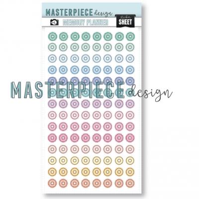 Masterpiece Design Memory Planner Sticker Sheet - Reinforcers Pastel