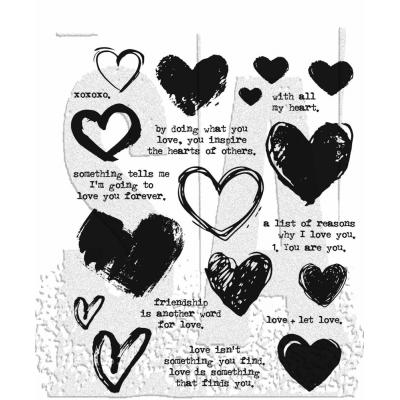Stampers Anonymous Tim Holtz Stempel - Love Notes
