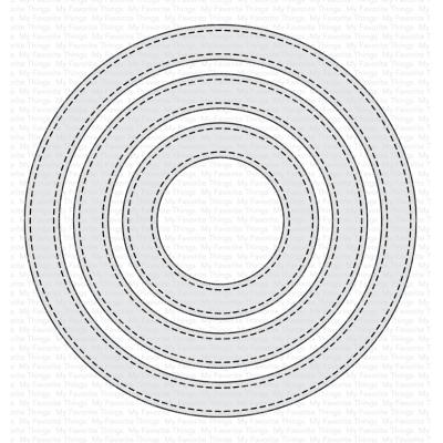 My Favorite Things Die-Namics - Stitched Circle Frames