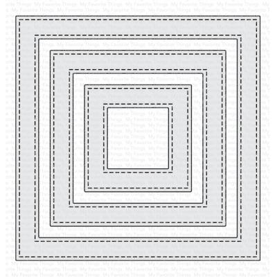 My Favorite Things Die-Namics - Stitched Square Frames