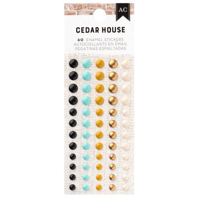 American Crafts Cedar House - Enamel Stickers