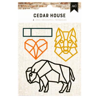 American Crafts Cedar House - Cutting Dies