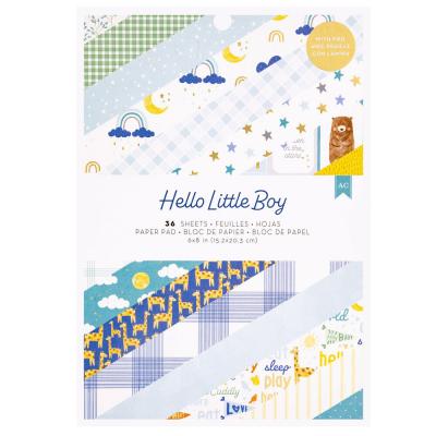 American Crafts Hello Little Boy - Paper Pad