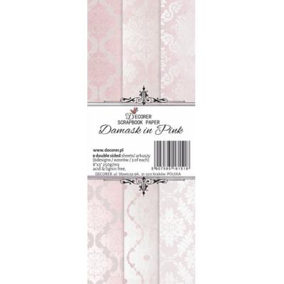 Decorer Paper Pack - Damask in Pink