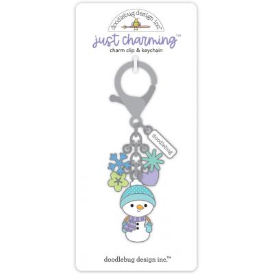 Doodlebug Snow Much Fun - Just Charming Clip & Keychain
